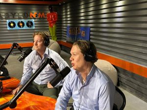 On radio: Geerten and NL Youth Ambassador Jurriaan Middelhoff join Babylon FM's Breakfast Club